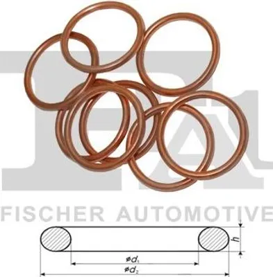Produktbild von 100x FA1 Dichtring Ölablaßschraube 521.870.100 2mm Kupfer 12mm 18mm