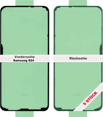 Produktbild von 5x Samsung Galaxy S24 SM-S921 Akkudeckel Rahmen Kleber Dichtung Backcover Adhesive Glue