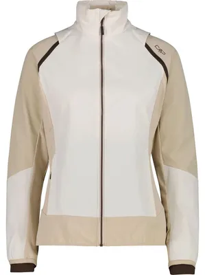 Immagine prodotto di Giacca ibrida CMP da donna, con maniche staccabili, colore bianco, taglia 48
