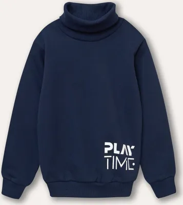 Produktbild von Rollkragenpullover für Jungen Play Time  - Navy - 170