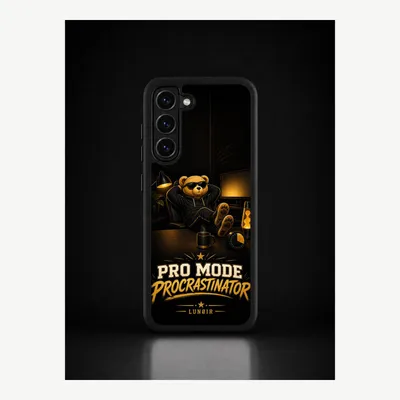 Immagine prodotto di Custodia per Samsung S23 Plus, cover protettiva per cellulare con motivo "Procrastinazione" – LUNØIR ©