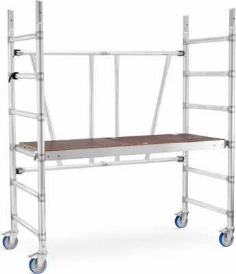Zdjęcie produktu dla Rusztowanie aluminiowe jezdne składane FARAONE COMPACT XS 160 x 75 cm 160 pakiet A+B - 3,70 m