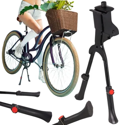 Immagine prodotto di FIT4MED | Poggiapiedi Bicicletta Doppio - Nero - 720 G - Regolabile - Doppio supporto