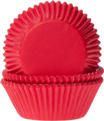 Produktbild von 50 Muffinförmchen, rot