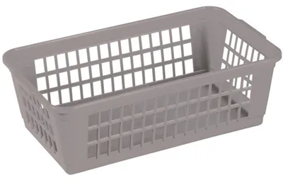 Image de Sunware Basic Panier de rangement, argenté, petite taille