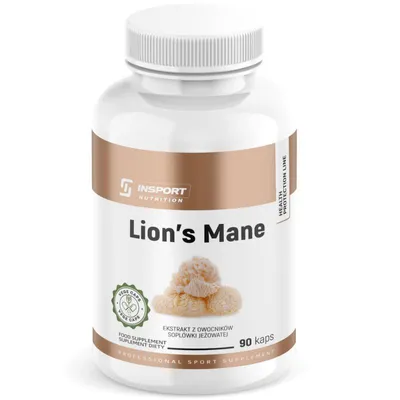 Produktbild von Lion’s Mane Extrakt Hericium erinaceus 90 Kapseln | Gedächtnis, Konzentration 500 mg pro Kapsel