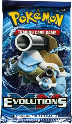 Produktbild von 4x Pokemon XY Evolutions Booster Englisch (Jedes Artwork 1x)