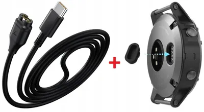Produktbild von RZAKcesoria USB-C Ladekabel für Garmin Vivoactive 3