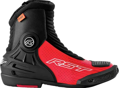 Obrázok produktu pre RST Tractech Evo D3O Short – perforované motocyklové topánky, čierne/neónovo červené, veľkosť 43
