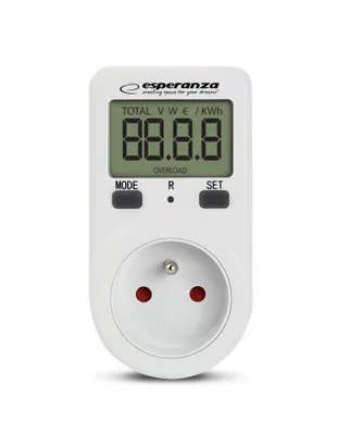 Produktbild von Esperanza ELA102 Elektronischer Stromverbrauchszähler