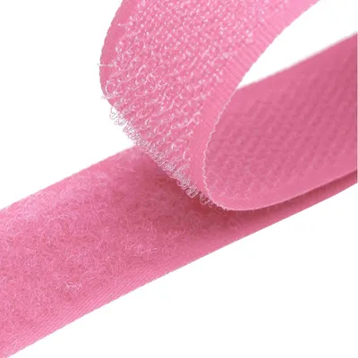 4m Klettband zum Nähen rosa 515