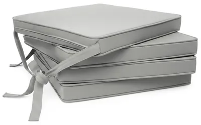 Produktbild von Beautissu 4er Set Loft SK Stuhlkissen Grau, 45x40x5cm