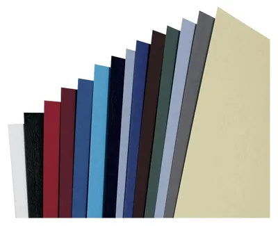 Produktbild von Kartónové obálky na krúžkovú väzbul GBC LeatherGrain A4 biele
