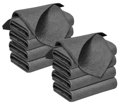 Produktbild von Mikrofaser Reinigungstuch - Verdicktes magisches Tuch - Für Fenster Spiegel Auto Bad und Küche - 30x30 cm - 10 Stück