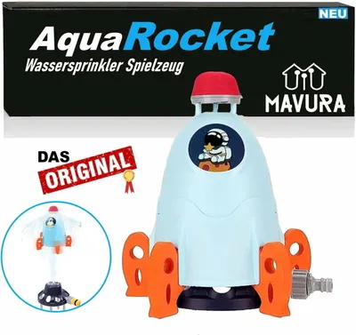 Produktbild von AquaRocket Wasserspielzeug Rakete Wassersprinkler Sommer Spielzeug Wasserspiel