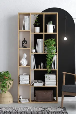 Obrázok produktu pre Skye Decor, Regál - Dadario (Dub safírový)