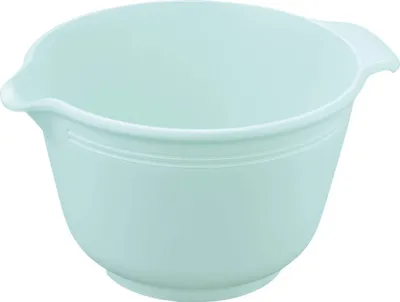 Produktbild von Dr. Oetker Rührschüssel 2,5 L, Rührschüssel aus der Serie "Modern Baking - Retro Design", Schüssel aus schlagfestem Kunststoff (Farbe: Pastellgrün) - spülmaschinengeeignet