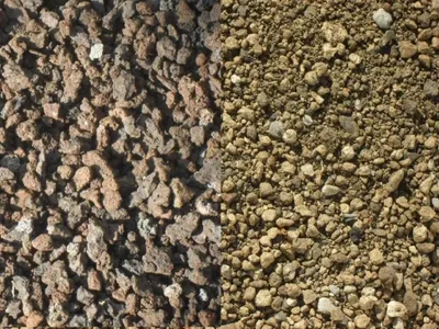 Produktbild von 50 kg Substrat zur Dachbegrünung - Sorte 2 - 50 % Lava 1 - 5 mm und 50 % Bims 0 - 4 mm