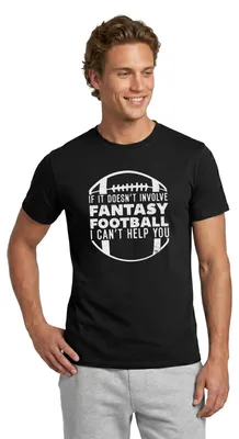 Produktbild von Spreadshirt Außer Bei Fantasy Football Kann Ich Nicht Helfen Männer T-Shirt, XL, Schwarz