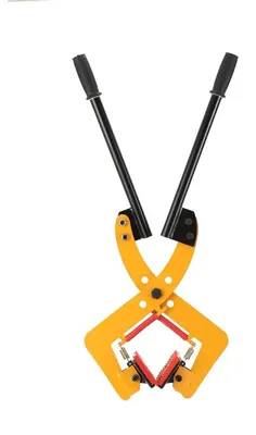 Produktbild von Steinplattenklemme - Marmor/Granit Plattenheber - Tragkraft 325 kg - Klemmöffnung 6–24 cm - Rutschfeste Gummibacken - Für Steinplatten/Schiefer