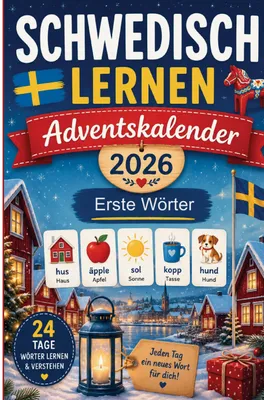 Produktbild von Schwedisch lernen Adventskalender 2026 - Erste Wörter