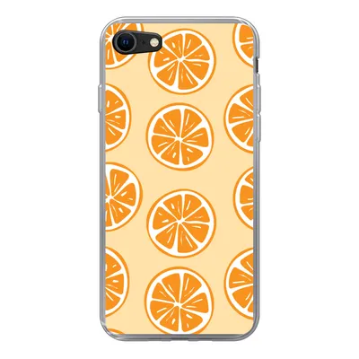 Produktbild von MuchoWow® Handyhülle Schutzhülle Hülle für iPhone 8 Obst - Orange - Tropisch Silikon Softcase Handy Hülle - Schutzhaube