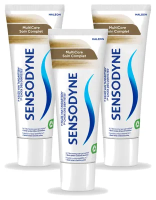 Productafbeelding van 3 x Sensodyne MultiCare tandpasta - 75 ml - Voordeelverpakking - 3 stuks
