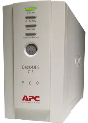 Zdjęcie produktu dla APC Back-UPS, Czuwanie (Offline), 0,5 kVA, 300 W, Sinus, 160 V, 300 V