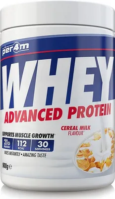 Produktbild von Per4m Whey Protein - 900g-Dose Cereal Milk
