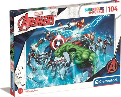 Image de Clementoni - Układanka 104 elementy Marvel Avengers - Puzzle Premium