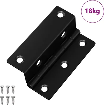 Produktbild von Scharnier 537 pcs Schwarz 38 x 17 x 60 mm Eisen
