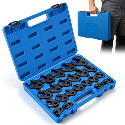 Obrázek produktu pro Sada 22 kusů očkových klíčů - metrické, 8-32 mm