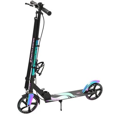 Produktbild von Roller Scooter Kickroller Cityroller Raven Celia Black 200mm mit Handbremse