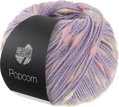 Produktbild von Lana Grossa - Popcorn 0005 veilchenblau rosa vanille