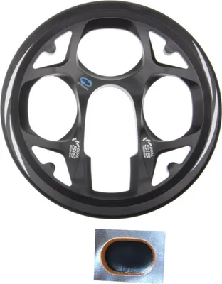 Produktbild von Shimano Kettenschutz Kettenschutzring für FC-M311 Kunststoff Schwarz 48 Zähne mit Befestigungsschraube inkl. Schlauchflicken