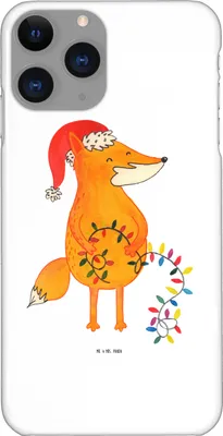 Produktbild von Mr. & Mrs. Panda Iphone 11 Pro Handyhülle Fuchs Weihnachten - Weiß - Geschenk, Winter, Weihnachtsmann, Handy Case, Füchse, Nikolaus, Premium Kunststoff