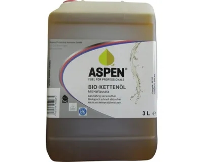 Produktbild von ASPEN Sägekettenöl 3 Liter mit hohem Verschleißschutz für Kettensägen