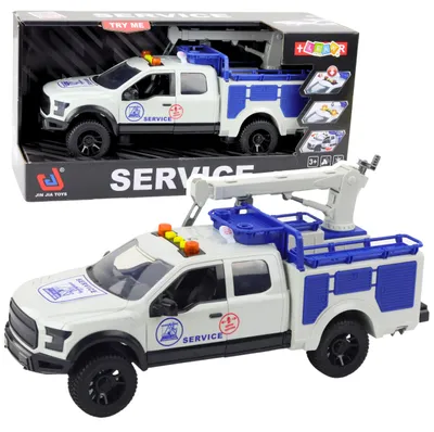 Obrázek produktu pro Servisní vůz se světly jeřábu zní bíle 1:12