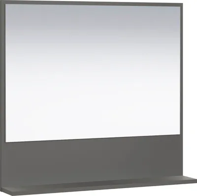 Produktbild von trendteam Bad Spiegel Pure Bliss Anthrazit Melamin B/H/T ca. 80/74/14 cm