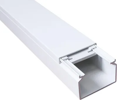 Produktbild von Weiße Kabelrinne 60 x 90mm KE AKS 111328 2m = 1 Stk.