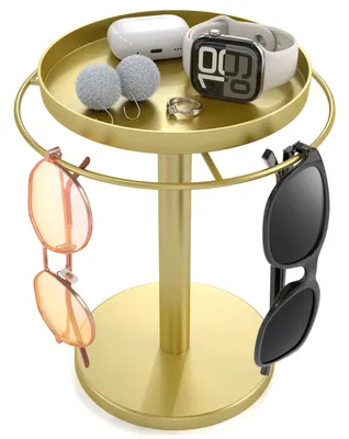 Produktbild von Brillenhalter,Brillendisplay,Für Brillen, Uhren, Armbänder, 24*20cm, 360°, gold