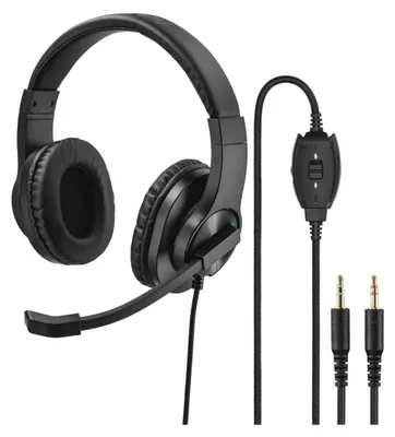 Zdjęcie produktu dla hama 139925 hama HS-P300 Headset schwarz