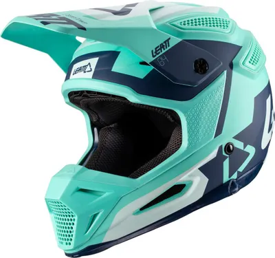 Zdjęcie produktu dla Kask motocrossowy GPX 5.5 Composite - grün-blau-weiss - 63 - 64 cm