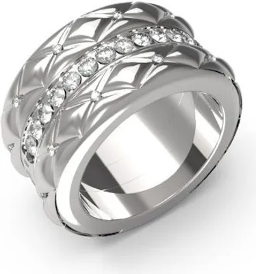 Obrázek produktu pro Módní ocelový prsten Stylish Guess JUBR04592JWRH - Obvod: 58 mm