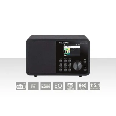 Zdjęcie produktu dla DIRA M 1 A EWF Kompaktowy monofoniczny radiotelefon wielofunkcyjny czarny