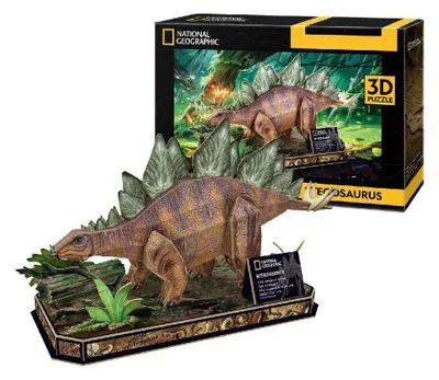 Produktbild von CubicFun Cubic Fun 3d Puzzel NG Stegosaurus, 62 Stück(e), Tiere, 8 Jahr(e)