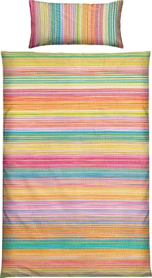 Produktbild von Erwin Müller Bettwäsche bunt 1x 135x200 cm + 1x 40x80 cm