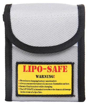 Obrázek produktu pro Ohnivzdorná ochranná taška proti výbuchu Lipo Battery Guard Safe Bag Přenosná tepelně odolná taška pro nabíjení a skladování baterií DJI Phantom 4 Pro 115 * 100 * 75 mm