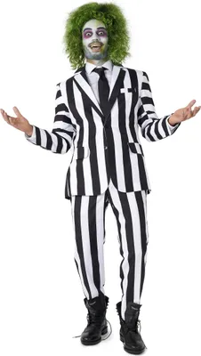 Produktbild von Beetlejuice Anzug - Halloween Kostüm Herren Größe: M