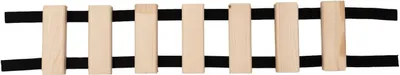 Image de Pont suspendu pour chats Mur d'escalade Meuble pour chats mural 7 marches bois pin 9957